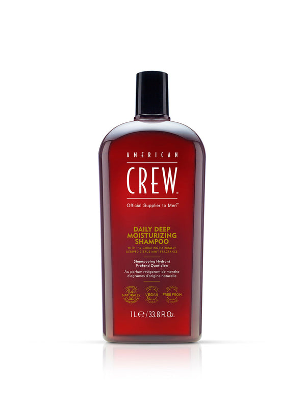 Bottle of American Crew Deep Moisturizing Shampoo 33.8 fl oz