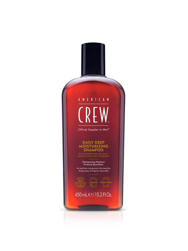 Bottle of American Crew Deep Moisturizing Shampoo 15.2 fl oz