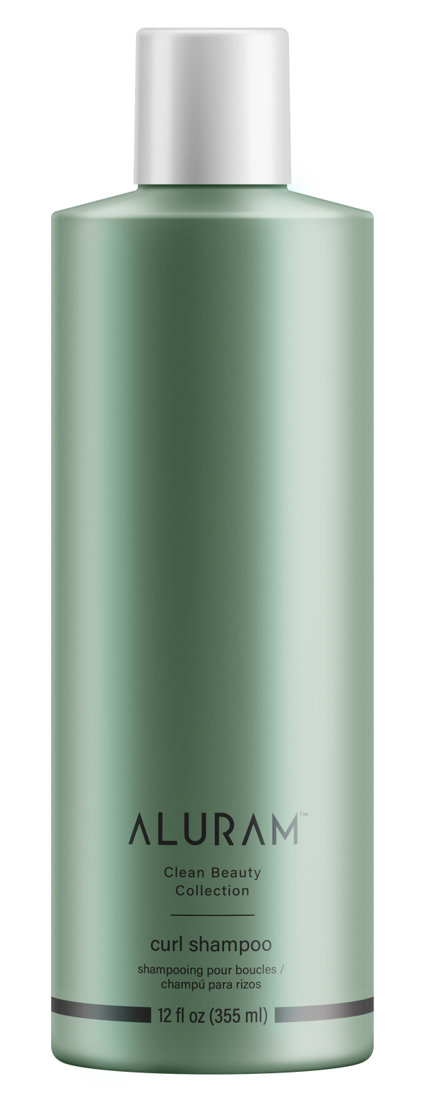Bottle of Aluram Curl Shampoo 12oz