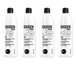 Bottle of BBCOS Earthia Color Oxygen Cream 10 Volume