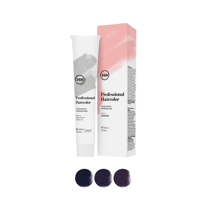 360 Hair Permanent Hair Color Violets