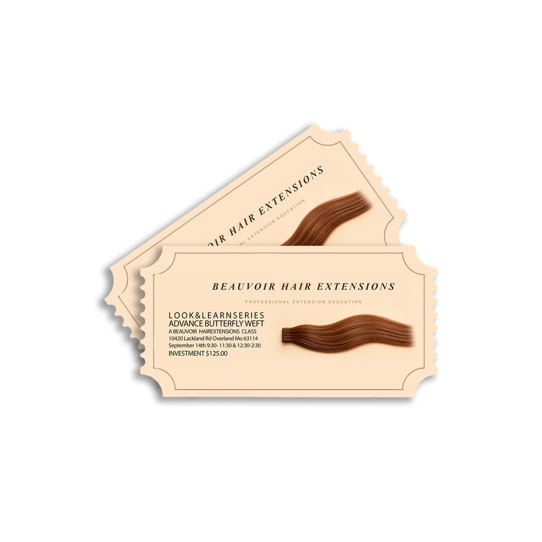 Beauvoir Hairextensions Class Ticket