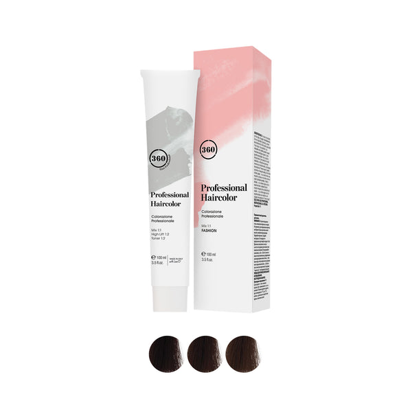 360 Hair | Permanent Hair Color / Warm Brunette