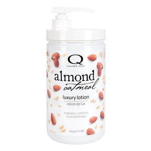 Bottle of  Smart Spa Almond Oatmeal Luxury Lotion