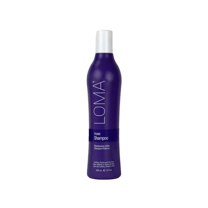 Bottle of Loma  Violet Shampoo 12oz