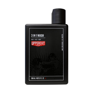 Bottle of Uppercut 3 in 1 Wash 8.1oz