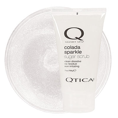 Bottle of  Smart Spa Colada Sparkle Sugar Scrub 