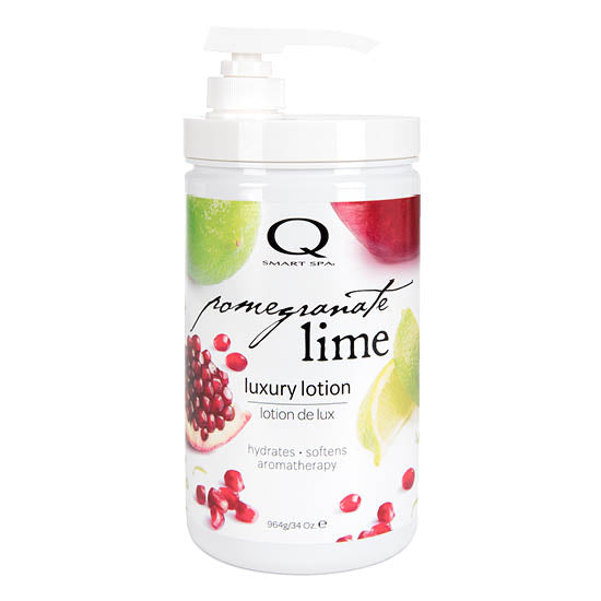 Bottle of  Smart Spa Pomegranate Lime Luxury Lotion