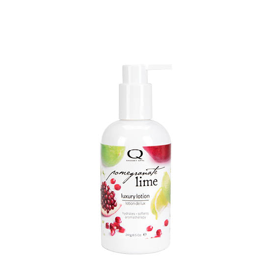 Bottle of  Smart Spa Pomegranate Lime Luxury Lotion