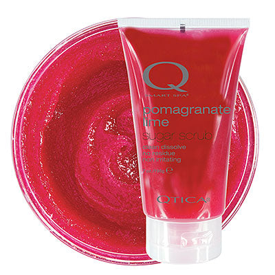 Bottle of  Smart Spa Pomegranate Lime Sugar Scrub 