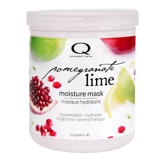 Bottle of  Smart Spa Pomegranate Lime Moisture Mask