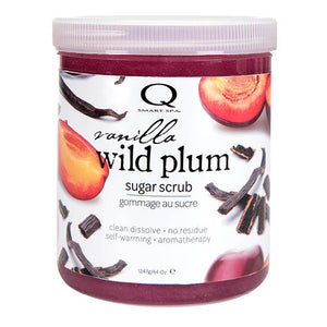 Bottle of  Smart Spa Vanilla Wild Plum Sugar Scrub 