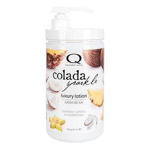 Bottle of  Smart Spa Colada Sparkle Luxury Lotion 
