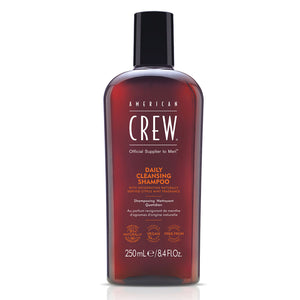 Bottle of American Crew Daily Cleansing Shampoo 8.4 fl oz
