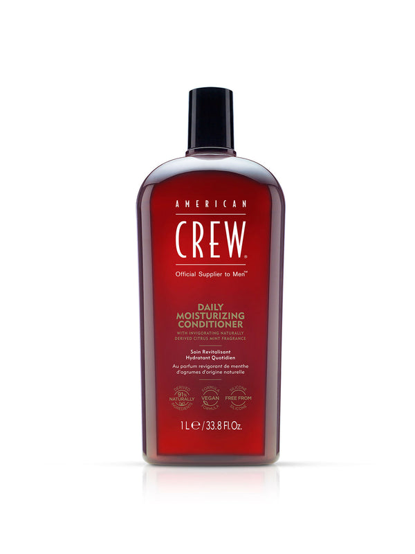 Bottle of American Crew Daily Moisturizing Conditioner 33.8 fl oz