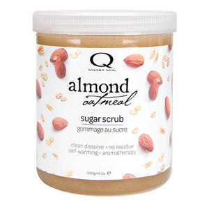 Bottle of  Smart Spa Almond Oatmeal Sugar Scrub 