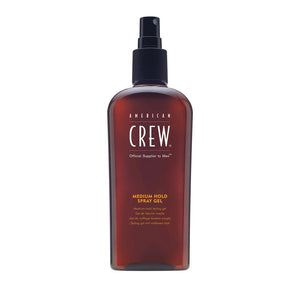 Bottle of American Crew Medium Hold Spray Gel 8.4 oz