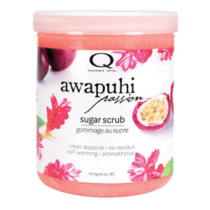 Bottle of  Smart Spa Awapuhi Passion Sugar Scrub 