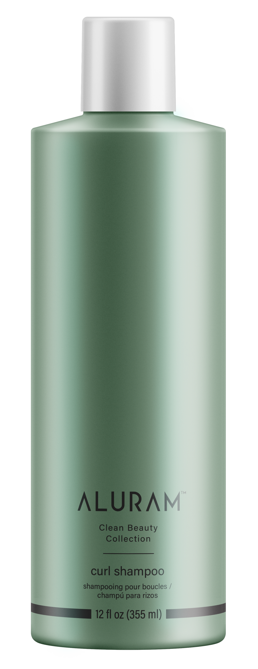 Bottle of Aluram Curl Shampoo 12oz