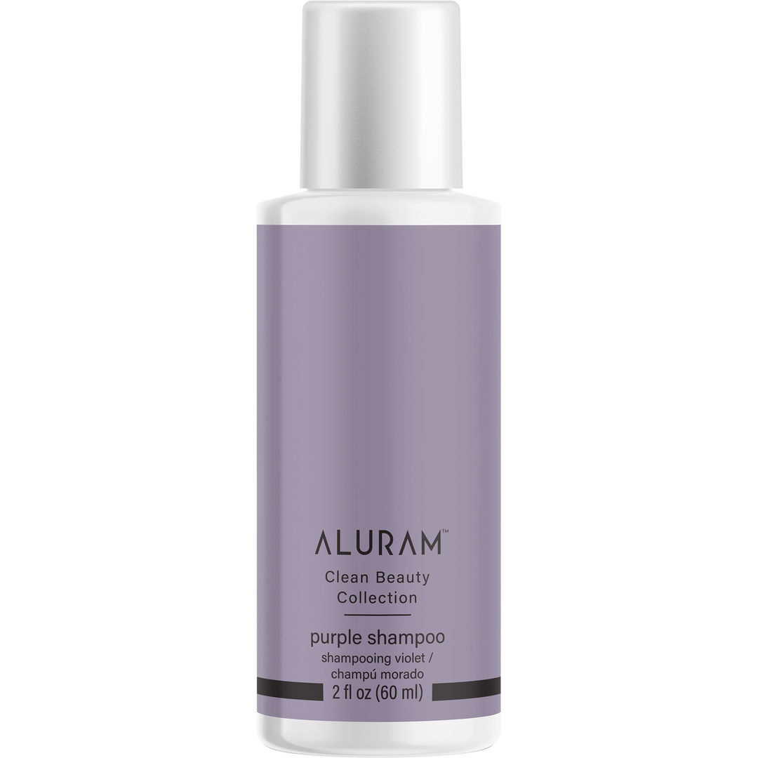 Bottle of Aluram Purple Shampoo 2oz