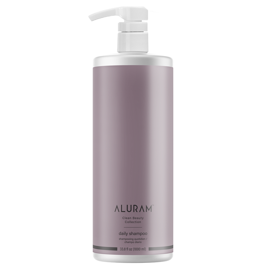 Bottle of Aluram Daily Shampoo 33.8oz