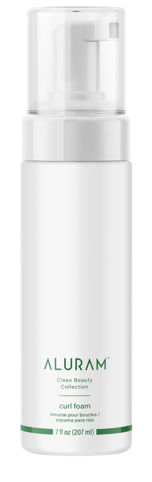 Bottle of Aluram Curl Foam 7oz