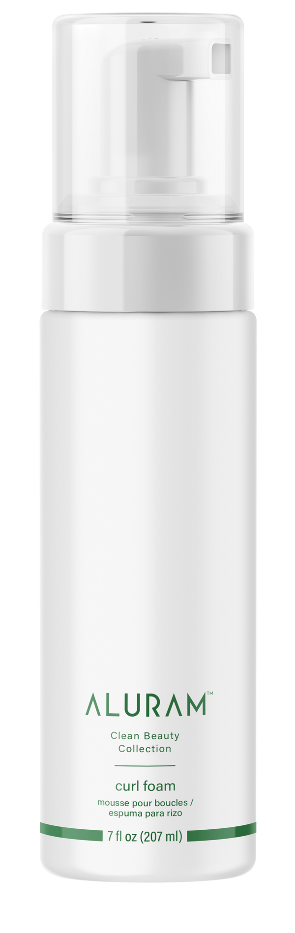 Bottle of Aluram Curl Foam 7oz