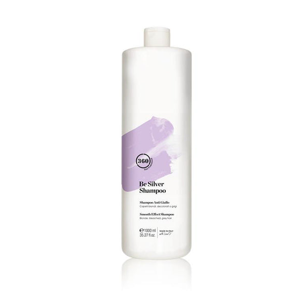 Bottle of 360 Hair Be Silver Shampoo 33.81oz