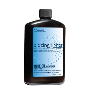 Bottle of Scruples Blazing High Lights Blue Oil 8oz