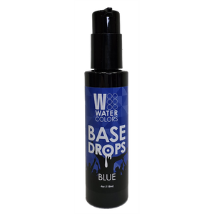 Bottle of Tressa Watercolors Blue Base Drops 4oz