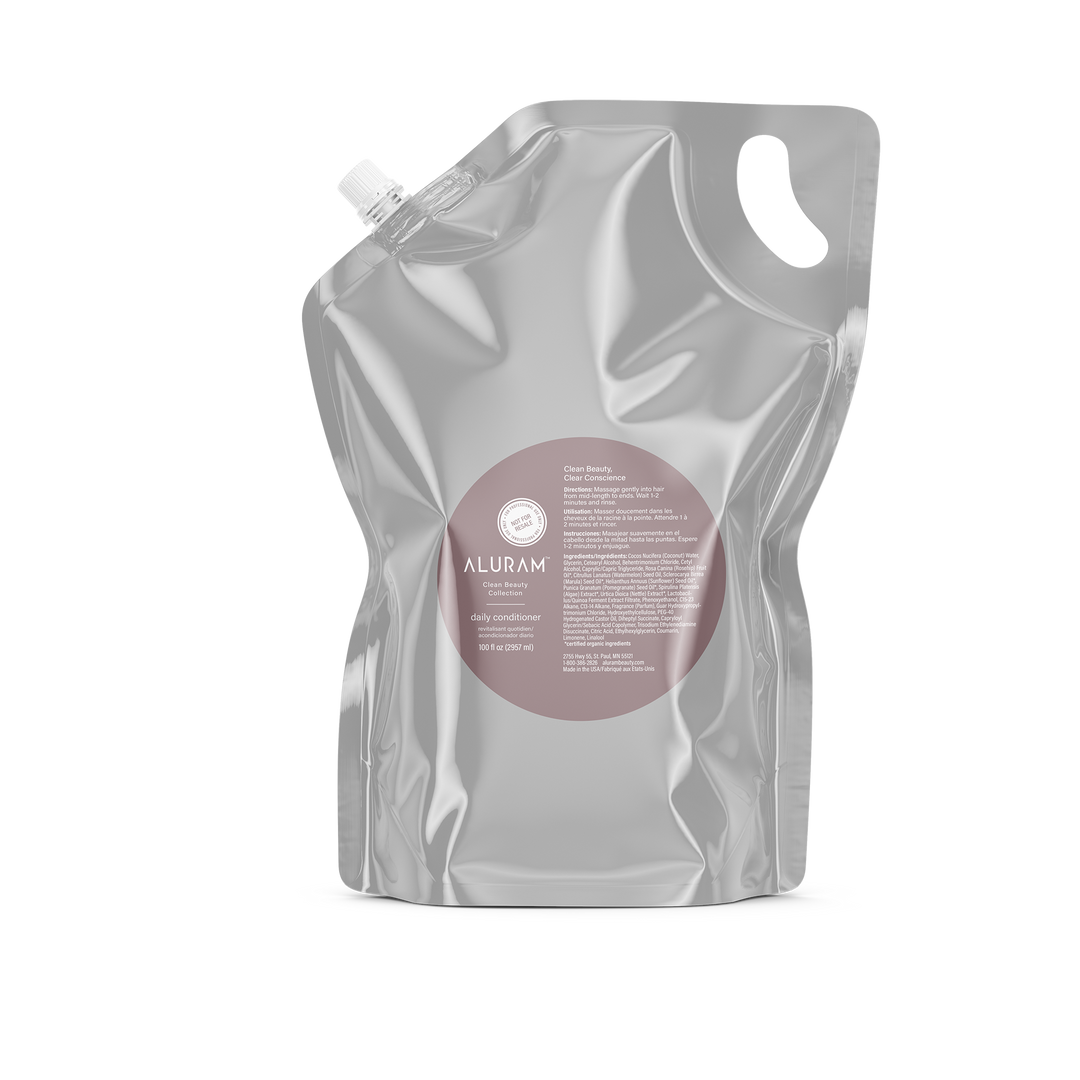 Bottle of Aluram Daily Conditioner 100oz Pouch
