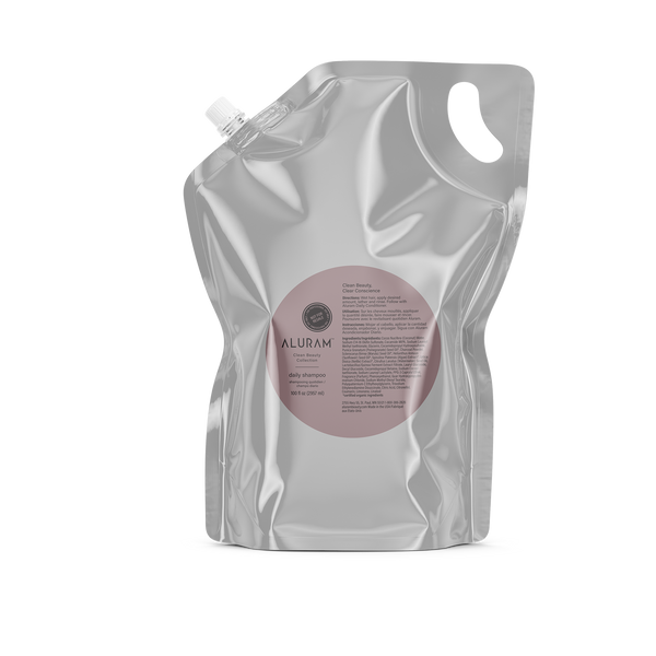 Bottle of Aluram Daily Shampoo 100oz Pouch