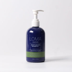 Bottle of Loma Healthy Scalp Shampoo 12oz
