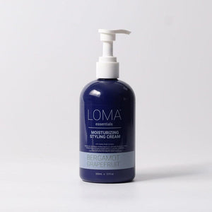Bottle of Loma Healthy Scalp Styling Cream 12oz