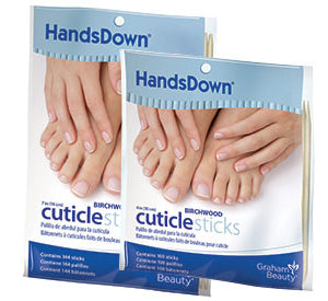 Package of Graham Beauty Cuticle Birchwood Sticks