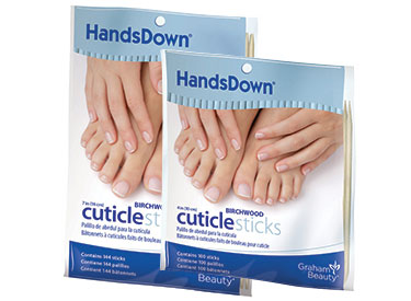 Package of Graham Beauty Cuticle Birchwood Sticks