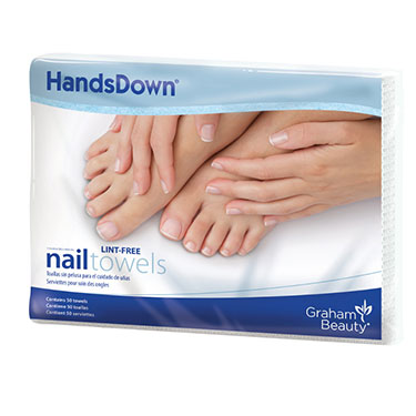 Package of Graham Beauty Handsdown Nail Towels