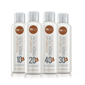 Bottle of BBCOS  White Meches Developer 40 Volume 33.8oz