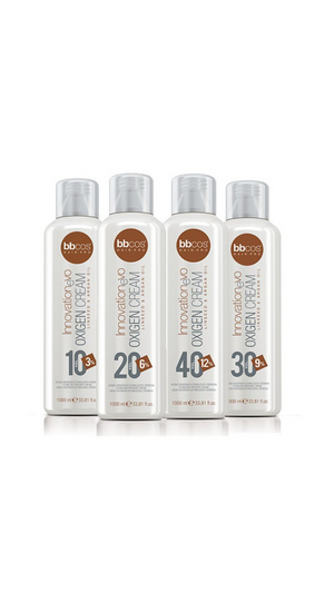 Bottle of BBCOS  White Meches Developer 40 Volume 33.8oz