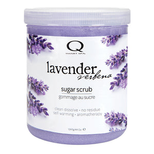 Bottle of  Smart Spa lavender-verbana- Sugar Scrub