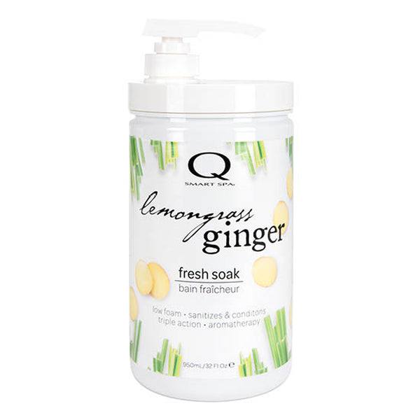 Bottle of  Smart Spa Lemongrass Ginger Fresh Soak 