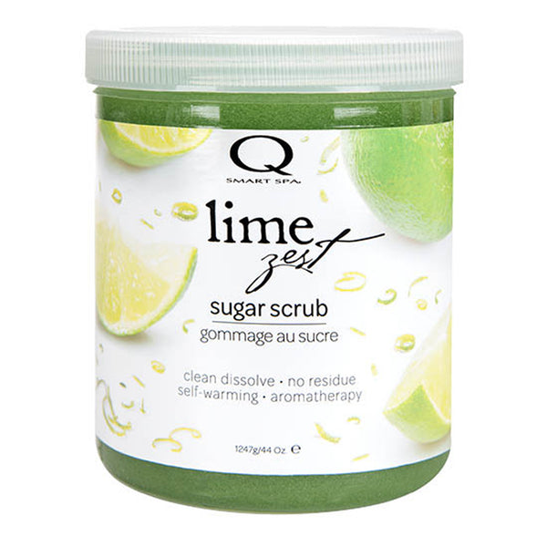 Bottle of  Smart Spa Lime Zest Sugar Scrub 