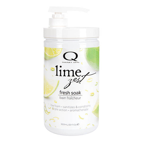 Bottle of  Smart Spa Lime Zest Fresh Soak 