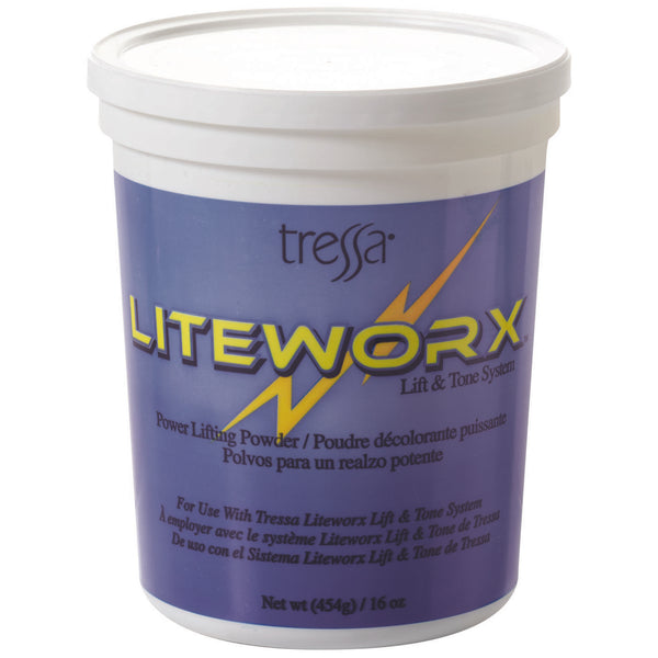 Bottle of Tressa Liteworx Power Lifting Powder 1lb Tub