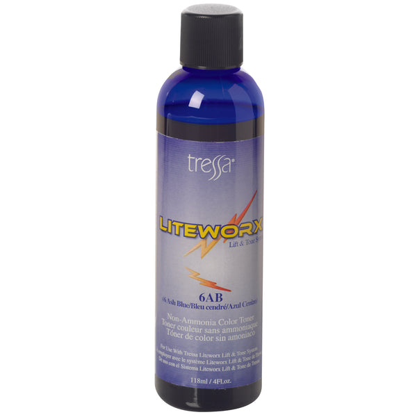 Bottle of Tressa Liteworx Color Toner 6A/B 4oz