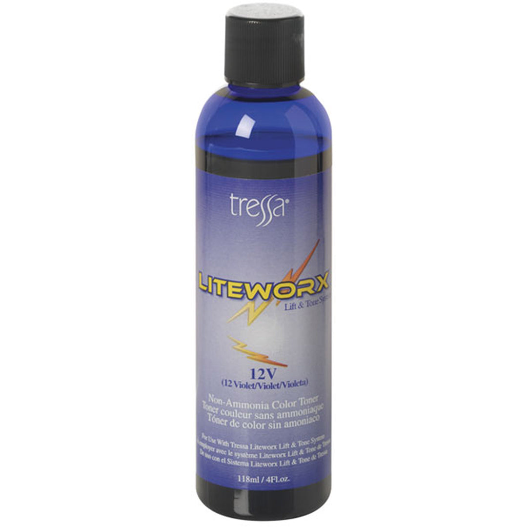 Bottle of Tressa Liteworx Color Toner 12V 4oz