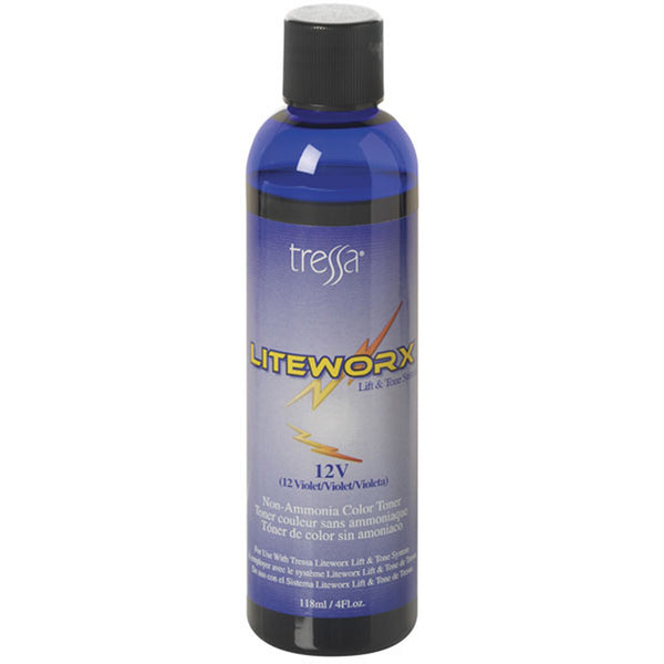 Bottle of Tressa Liteworx Color Toner 12V 4oz