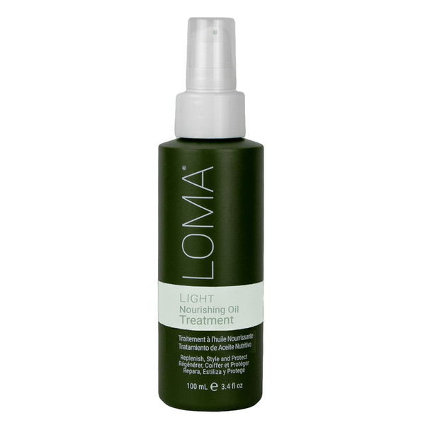 Bottle of Loma Light Nourishing Oil Treatment 8oz