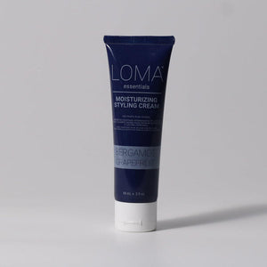 Bottle of Loma Healthy Scalp Styling Cream 3oz