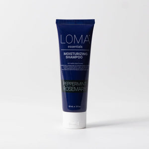 Bottle of Loma Healthy Scalp Shampoo 3oz